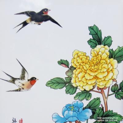TRANH SỨ HỌA TIẾT TỨ QUÝ